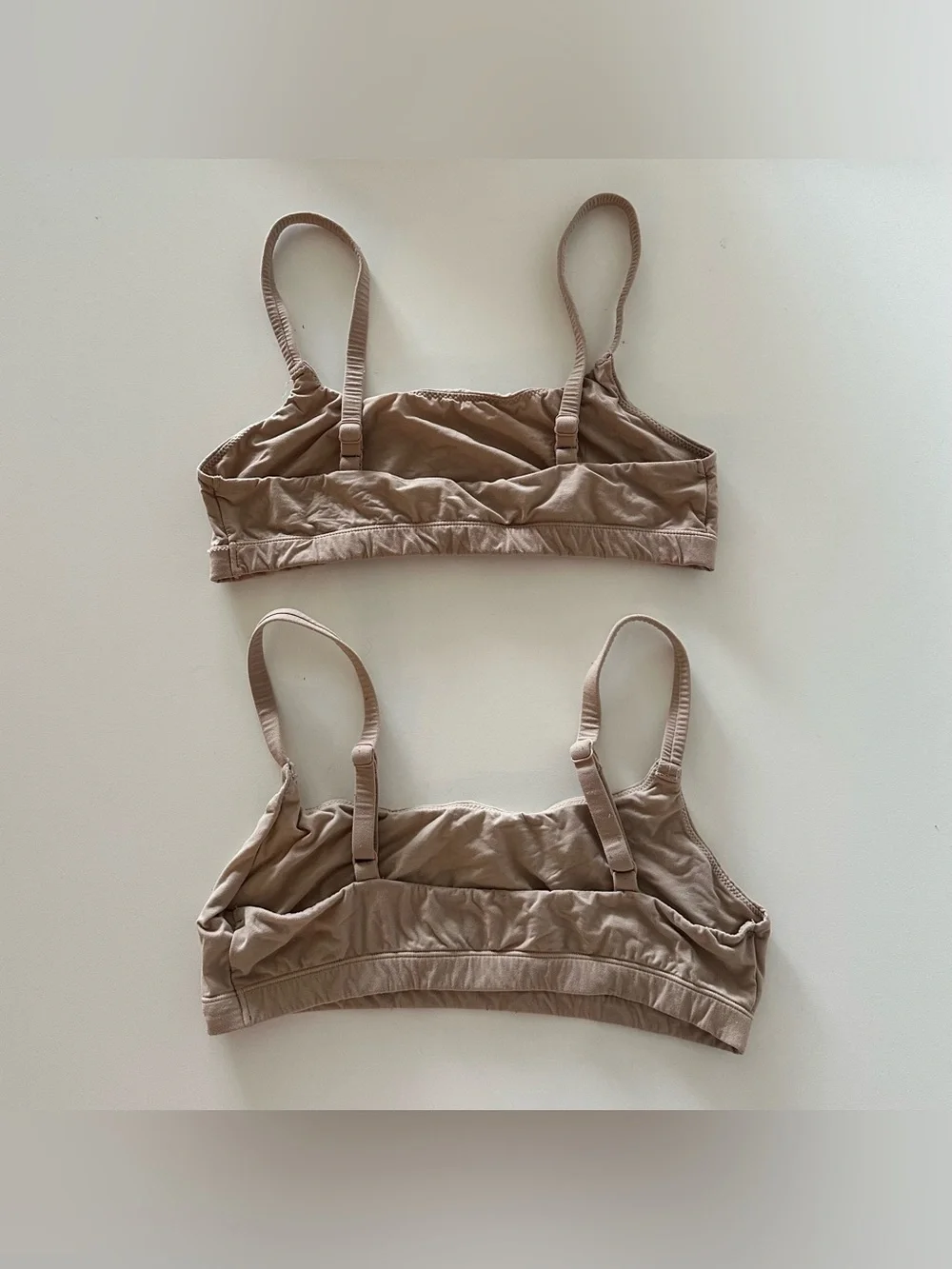 Skims Bundle Lot Fits Everybody Scoop Bralette Bra M Beige Nude - Picture 2 of 7